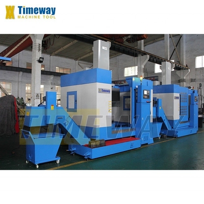 Capacità di carico 2000 kg Torno CNC verticale con velocità di alimentazione a asse X/Z e grande buco di foraggio