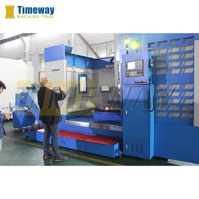 Torno CNC verticale ISO40 a fusione con spirale per pezzi pesanti di altezza e peso di 800 mm