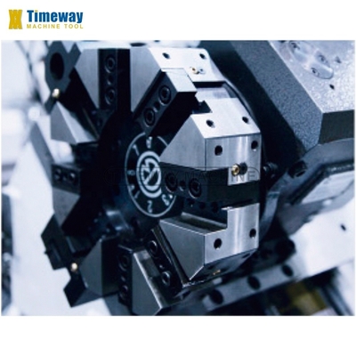 Precisione 82mm Spindle Bore CNC Lathe Machine con tipo di letto piatto multifunzionale