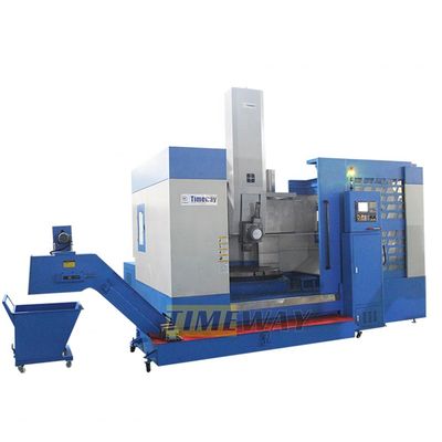 Potente macchina a tornio verticale CNC con capacità di potenza di 60 kW e percorrenza dell'asse Z di 800 mm