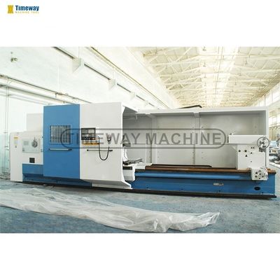 Capacità di carico 6000 kg Yantai Flat Bed Metal CNC Lathe con sistema di controllo orizzontale