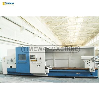Capacità di carico 6000 kg Yantai Flat Bed Metal CNC Lathe con sistema di controllo orizzontale