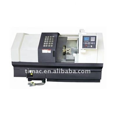 Torno CNC a funzione completa con 8 stazioni di posteggio utensili e caratteristiche avanzate Tipo letto inclinato
