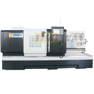 Precisione 82mm Spindle Bore CNC Lathe Machine con tipo di letto piatto multifunzionale