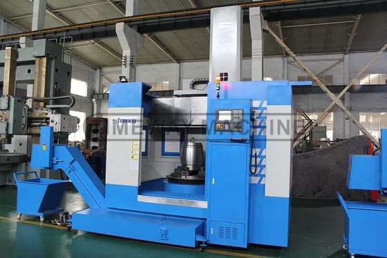 Tavolo da lavoro da 800 mm e tornio CNC verticale da 1070 mm di larghezza del letto per l'elaborazione di grandi fori