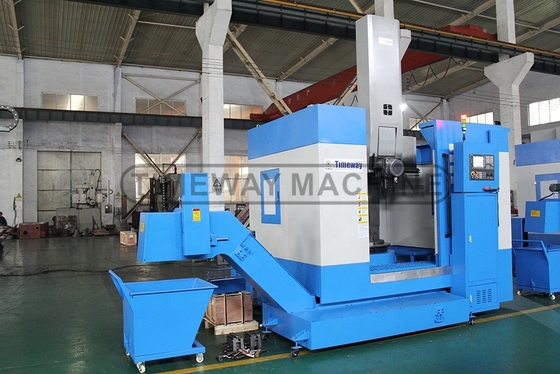 Tavolo da lavoro da 800 mm e tornio CNC verticale da 1070 mm di larghezza del letto per l'elaborazione di grandi fori
