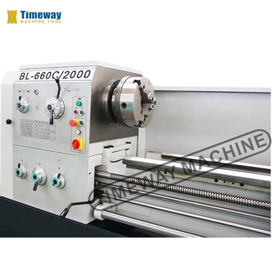 Altamente raccomandato 1640 Gear Head Gap Bed Lathe con 75mm Tailstock Quill Diametro