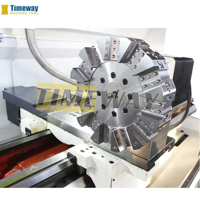 2630x1400x1550mm Torno CNC a letto piatto ad alta precisione con 4 stazioni di post utensili
