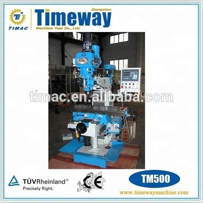 3 assi TIMEWAY H/V testa del mulino torretta fresatrice TM500 con tensione personalizzabile