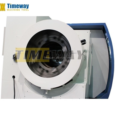 Macchina di tornitura a fili orizzontali per tubi CNC ad uso pesante di diametro massimo del tubo 340 mm