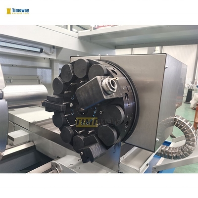600mm Larghezza letto 255mm 280mm Fusoliera perforata CNC Pipe Threading Lathe Tool per il paese petrolifero