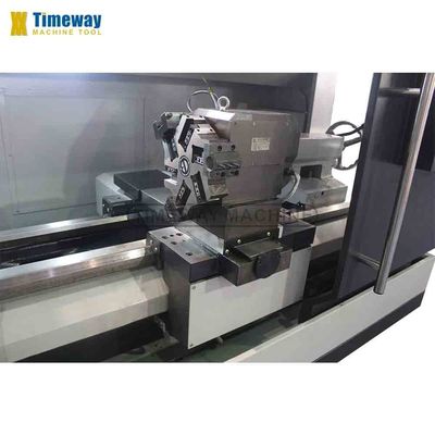 800 mm Swing High Precision CNC Flat Bed Machine Tool con precisione di posizionamento ± 0.03