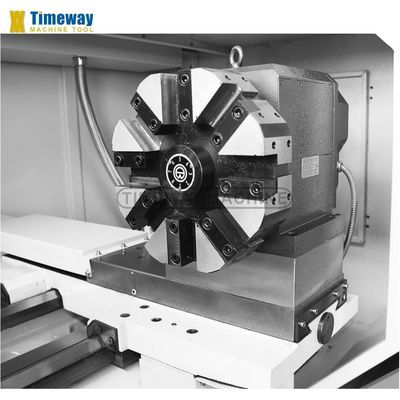 800 mm Swing High Precision CNC Flat Bed Machine Tool con precisione di posizionamento ± 0.03