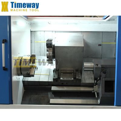 Fabbricazione di macchine a tornitura CNC CK-80 a letto inclinato in metallo per tornitura standard di diametro 460 mm