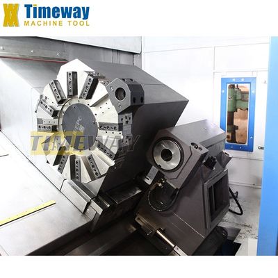 Fabbricazione di macchine a tornitura CNC CK-80 a letto inclinato in metallo per tornitura standard di diametro 460 mm
