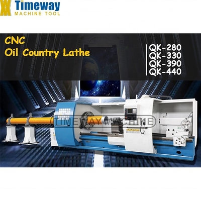 Torno ad olio CNC ad alta precisione multifunzionale speciale per le esigenze di filettatura dei tubi
