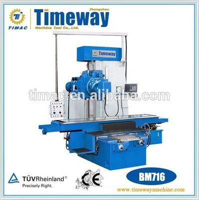 ISO50 Fresatrice a spindle conicale tipo letto BM716 per fresatura verticale versatile