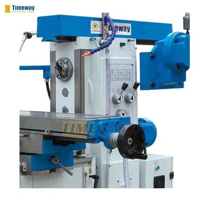 300 mm Viaggio del tavolo 3 kW Potenza del motore a mandrino Macchina di fresatura universale orizzontale di tipo ginocchio