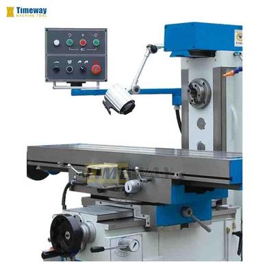 300 mm Viaggio del tavolo 3 kW Potenza del motore a mandrino Macchina di fresatura universale orizzontale di tipo ginocchio