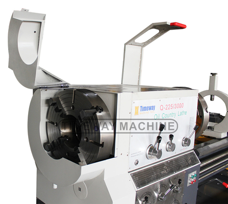 Lato di tornitura per tubi di estrazione energetica Q-200 550 mm Larghezza del letto per un processo di tornitura liscio