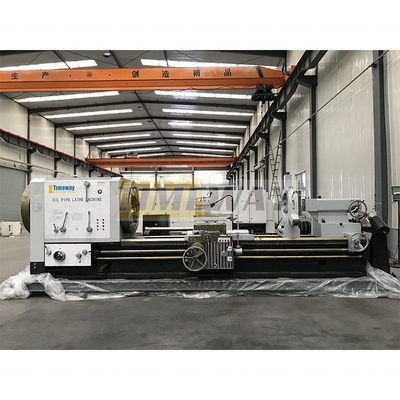 Altre capacità di lavorazione Q-520 Torno elettrico per tornitura e filettatura di tubi