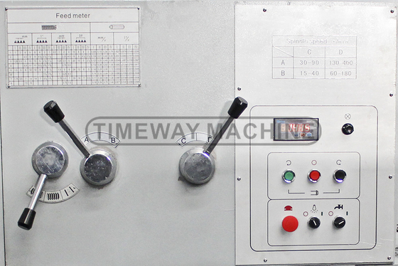 Macchina di tornitura Q-280F per tubi metallici a filo per la lavorazione manuale a olio a pieno funzionamento
