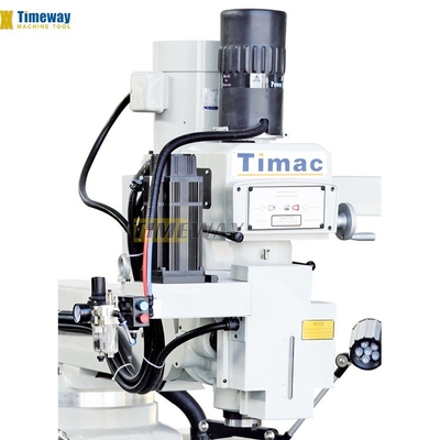 Versatile macchina di fresatura a torretta ad alta precisione con 3 fessure in T da 16 mm e peso di 1400 kg