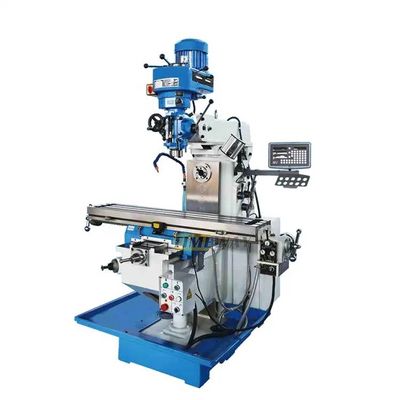 Dimensione del tavolo 254x1270 Alta precisione TM400 Turret Milling Machine H/V per la lavorazione del metallo