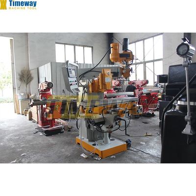 Dimensione del tavolo 254x1270 Alta precisione TM400 Turret Milling Machine H/V per la lavorazione del metallo