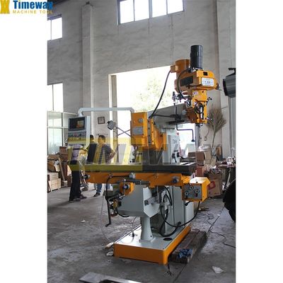 Dimensione del tavolo 254x1270 Alta precisione TM400 Turret Milling Machine H/V per la lavorazione del metallo