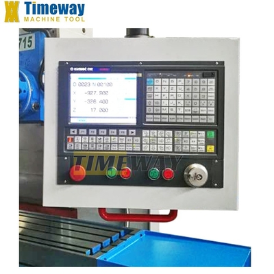 Macchina di fresatura ad alta precisione a letto con sistema di controllo CNC FANUC