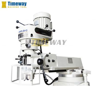 Macchina di fresatura a torretta manuale ad alta precisione M250 con 3 assi e 400 mm di movimento del tavolo