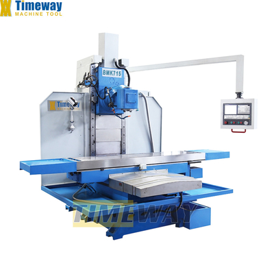 Macchina di fresatura ad alta precisione BMK715 CNC tipo letto con peso competitivo e 7300 kg