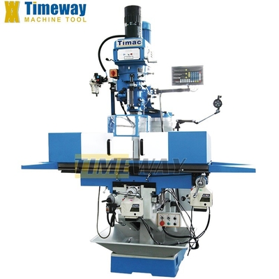 Fresatrice manuale verticale universale di precisione con DRO e table travel Y di 420 mm