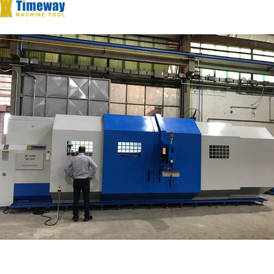 Trasformazione dei metalli semplificata pesante letto piatto CNC tornia orizzontale AK-1600B