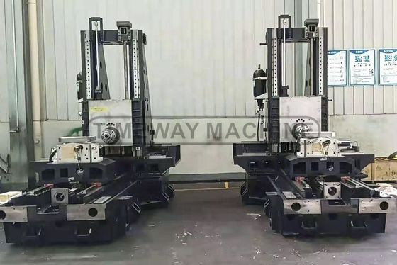 24 Magazzino attrezzi Capacità Alta precisione Centro di lavorazione orizzontale CNC a quattro assi