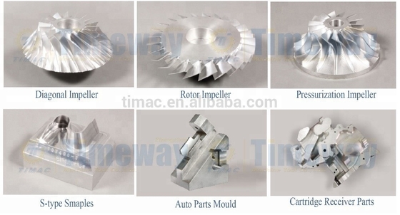 Centrale di lavorazione CNC verticale a cinque assi per la produzione di piccoli lotti