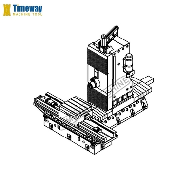 1600 mm Table Travel HMC H8 Advanced Horizontal Machining Center per il tuo business
