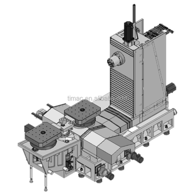 Centrale di lavorazione CNC orizzontale con centro di lavorazione della tavola di scambio 7.5/11kw