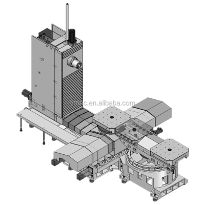 Centrale di lavorazione CNC orizzontale con centro di lavorazione della tavola di scambio 7.5/11kw