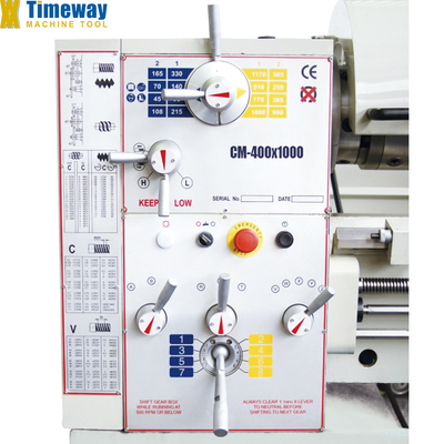 Top Slide Travel 140mm CM-400 Gap Bed Lathe Machine con 45 1800 r.p.m. Velocità del mandrino