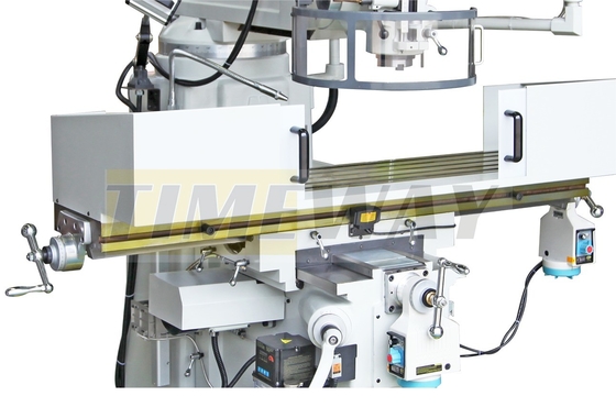 M300A Turret Milling Machine con 380mm Table Travel Z e 127mm Spindle Quill Travel