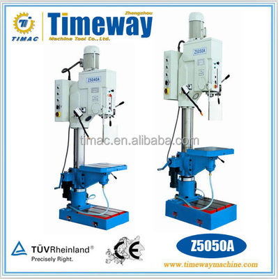 860 KG Testa ingranaggiata Pedestal Perforazioni Verticale Perforazione Macchina Z5050A Bule e bianco