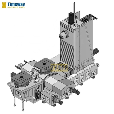 Centrale di lavorazione CNC orizzontale con 630x630mm Tavola online