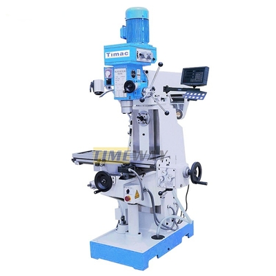 Fresatrice per trivellazione verticale con motore a fusione da 1,5 kW e movimento di 400 mm