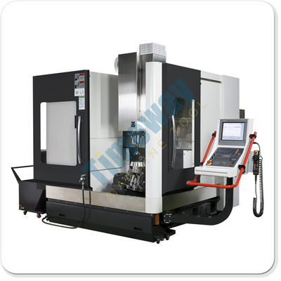 12000KG centro di lavorazione verticale a collegamento a 5 assi con precisione di posizionamento ± 0,008 mm