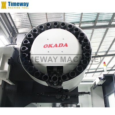 Timeway Worktable 600x1300mm CNC Vertical Machining Center con 8000 giri al minuto velocità del mandrino
