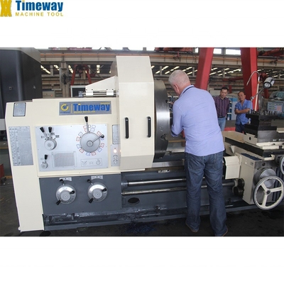 Lavorazione con tornio orizzontale AL-1000B per lavori pesanti Max. Lunghezza del pezzo 12000mm