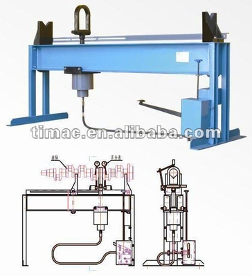 Macchina di raddrizzamento del ciglio a trazione di 45 mm con funzionamento automatico