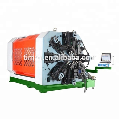 Macchina per la formazione di molle a bobina universale CNC a 12 assi senza camme con rotazione del filo